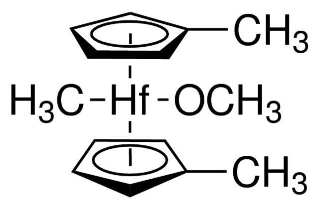 Bis(methyl-?5-cyclopentadienyl)methoxymethyl hafnium Chemical Structure